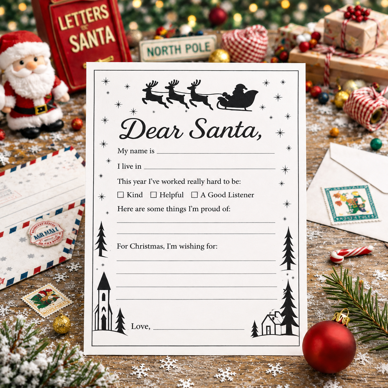 Printable Letter to Santa