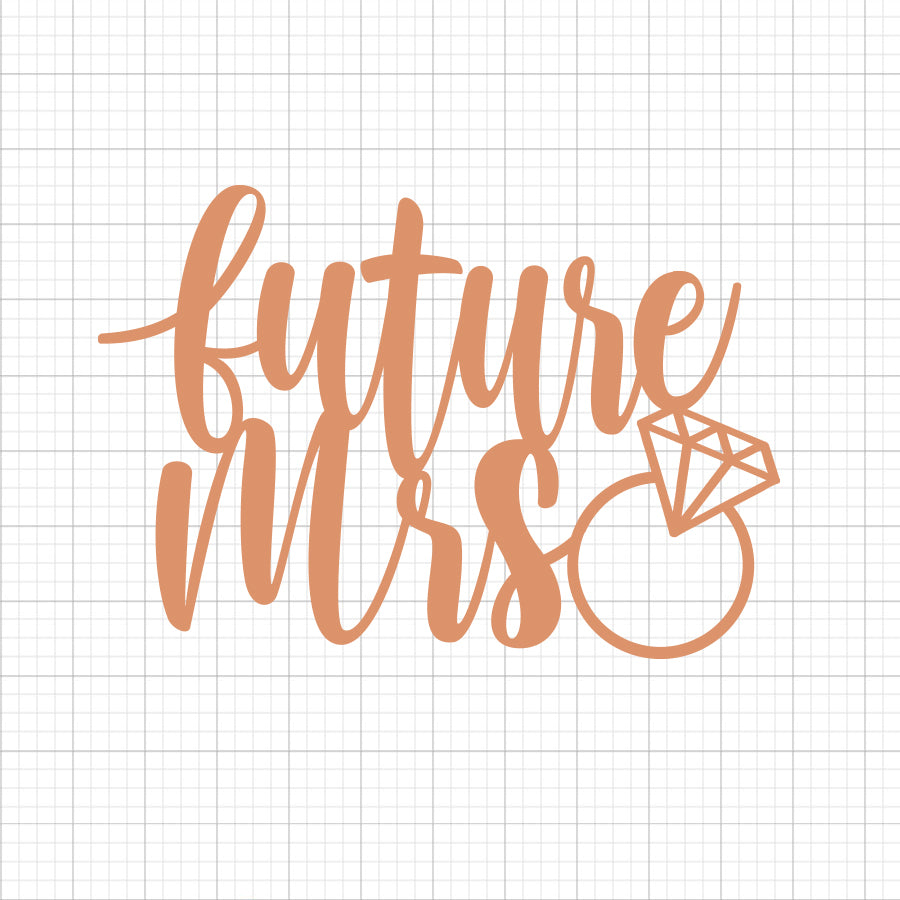 Future Mrs SVG Cake Topper