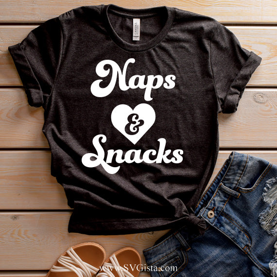 Naps And Snacks SVG Saying