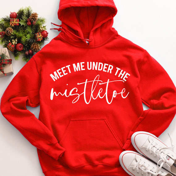 Meet Me Under The Mistletoe SVG Saying