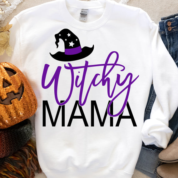 Witchy Mama SVG Saying