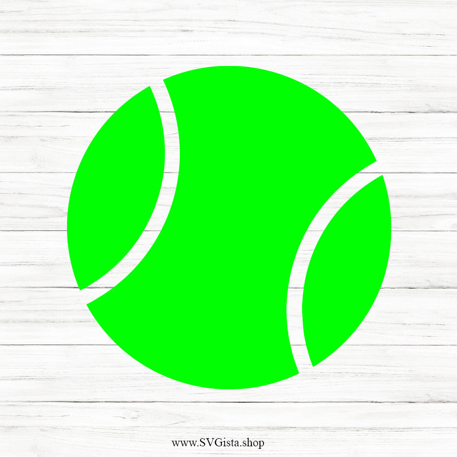 Tennis Ball SVG Monogram