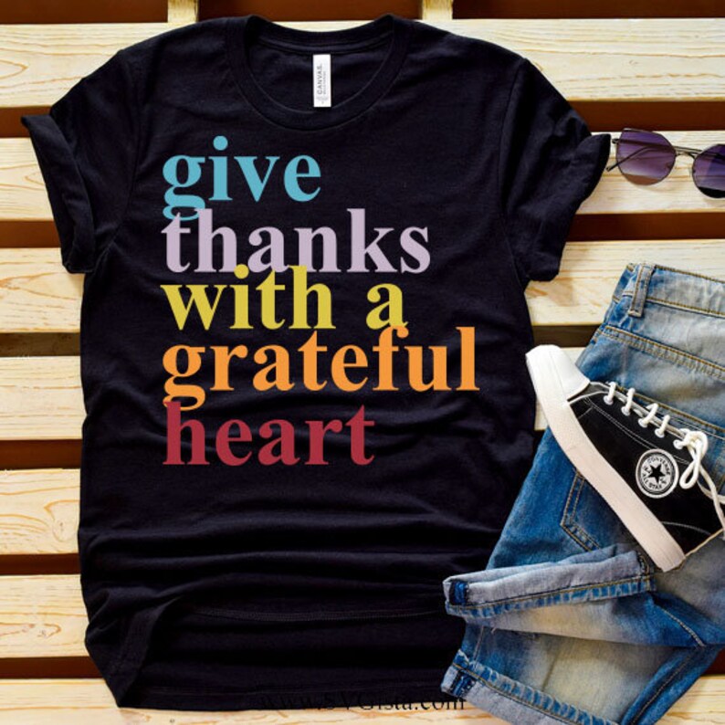 Give Thanks SVG Saying