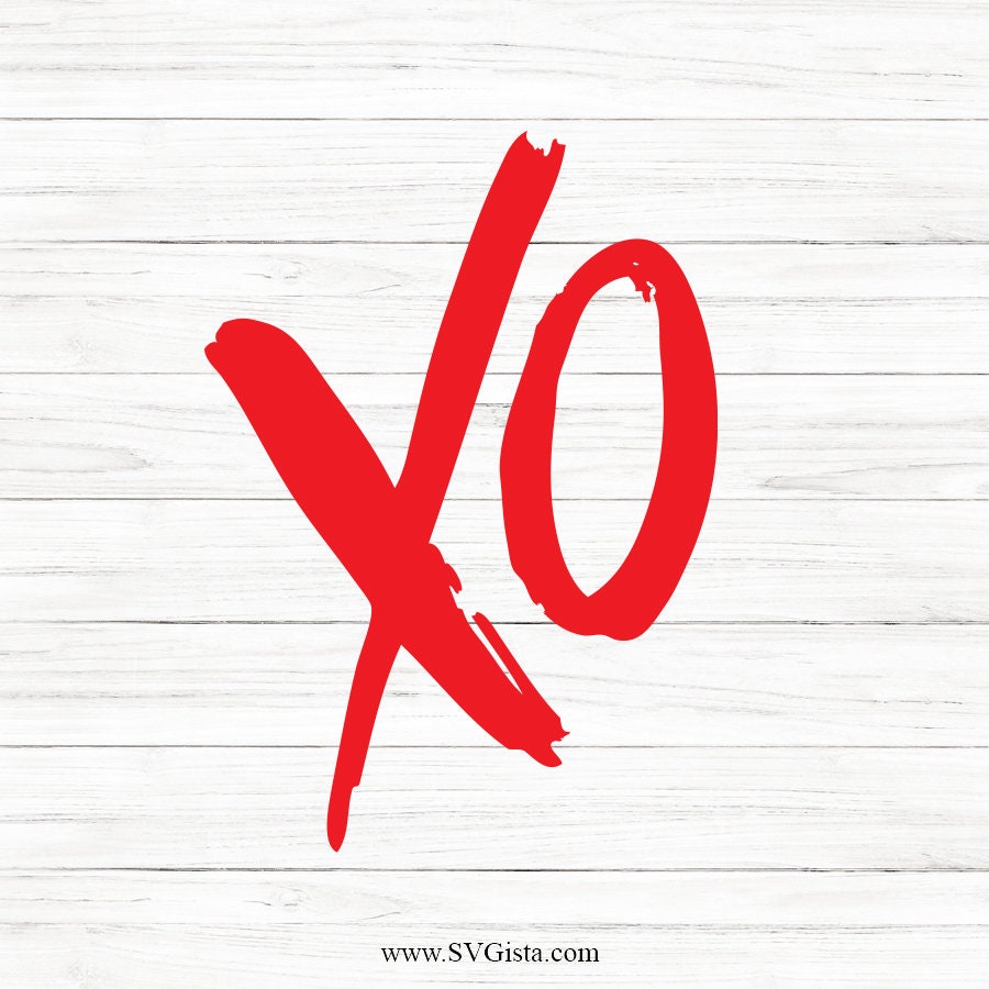 XO SVG Saying