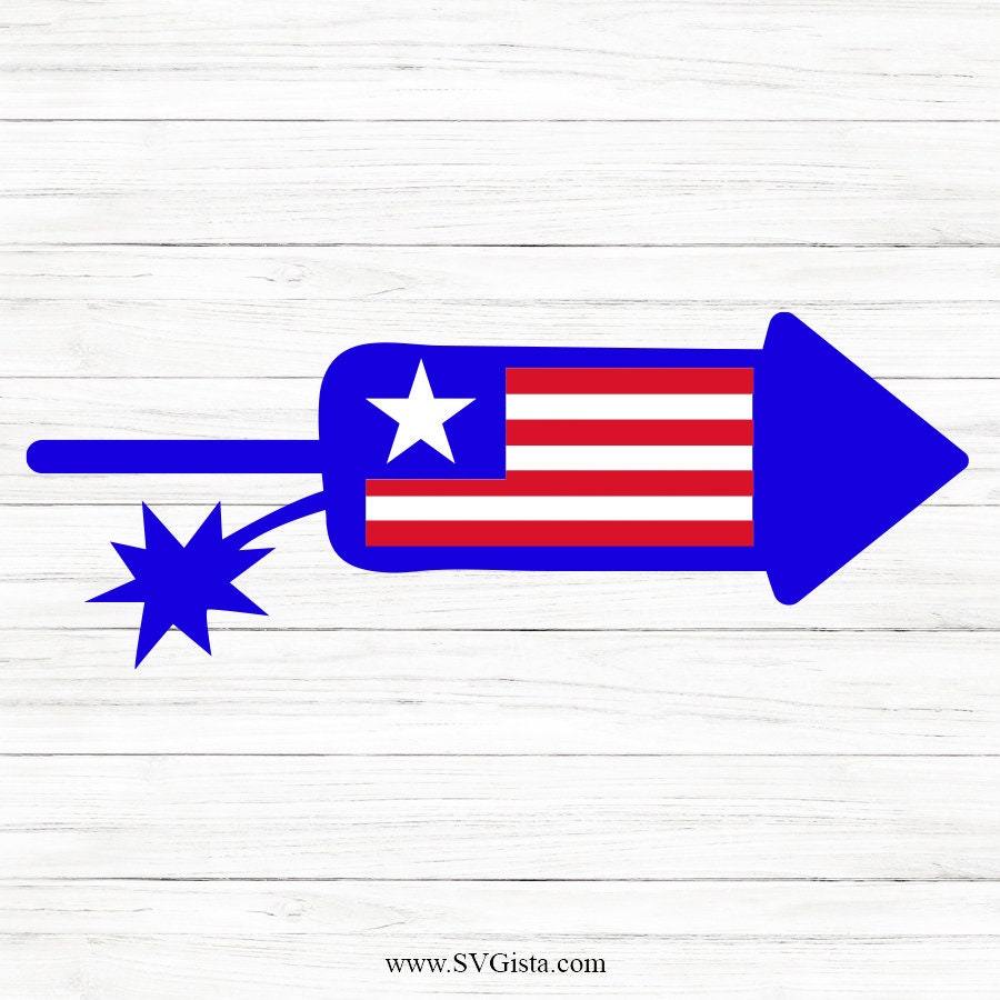 Firecracker July 4th SVG