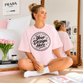 Blossom Comfort Colors 1717 T-Shirt Mockup | Coquette Lifestyle Apparel (Digital Download)