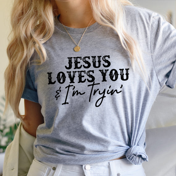 Jesus Loves You SVG Saying