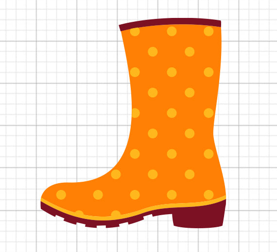 Rain Boot SVG