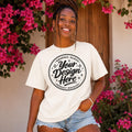 Ivory Gildan 5000 T-Shirt Mockup | Coquette Lifestyle Apparel (Digital Download)