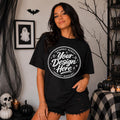 Black Gildan 5000 Mockup | Halloween Spooky Season Shirt (Digital Download)