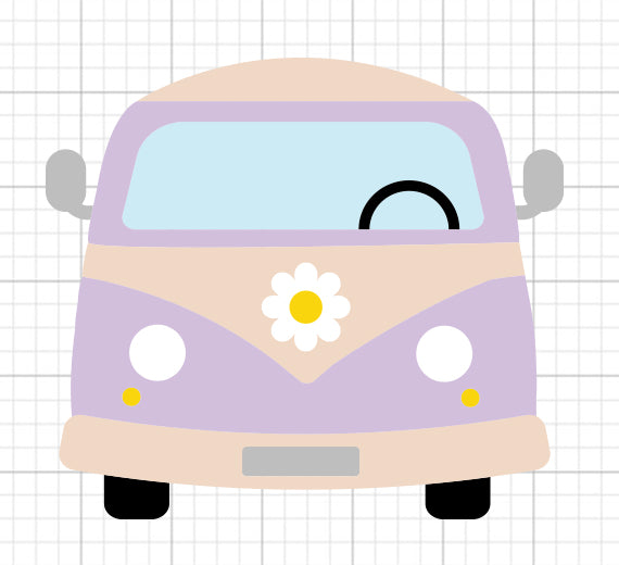 Hippie Van SVG