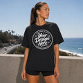 Black Comfort Colors 1717 T-Shirt Mockup | Clean Girl Fitness Apparel (Digital Download)