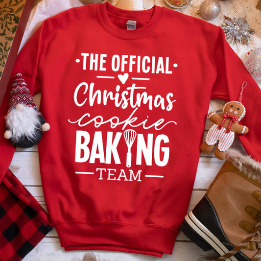 The Official Cookie Baking Team SVG Saying