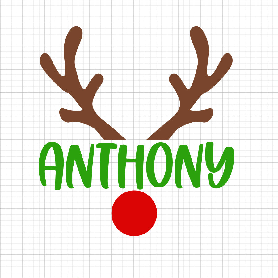 Antlers Monogram SVG