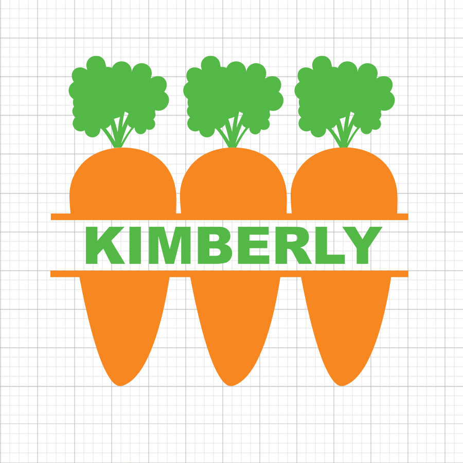 Carrots SVG Monogram