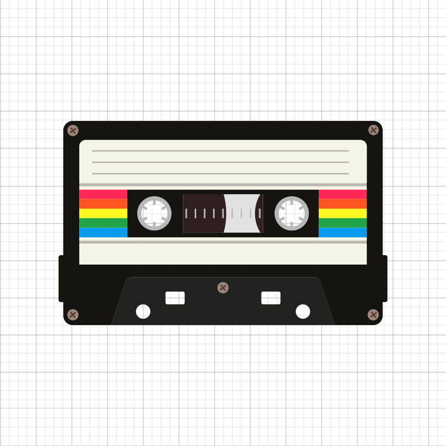 Cassette Tape SVG