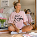 Blossom Comfort Colors 1717 T-Shirt Mockup – Coquette Style Apparel (Digital Download)
