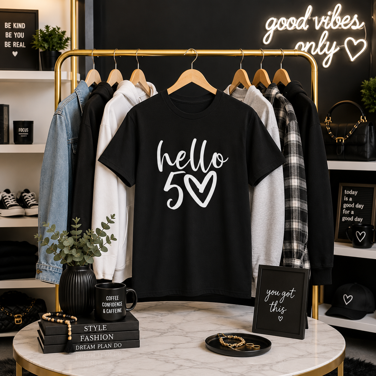 Hello 50 Tee