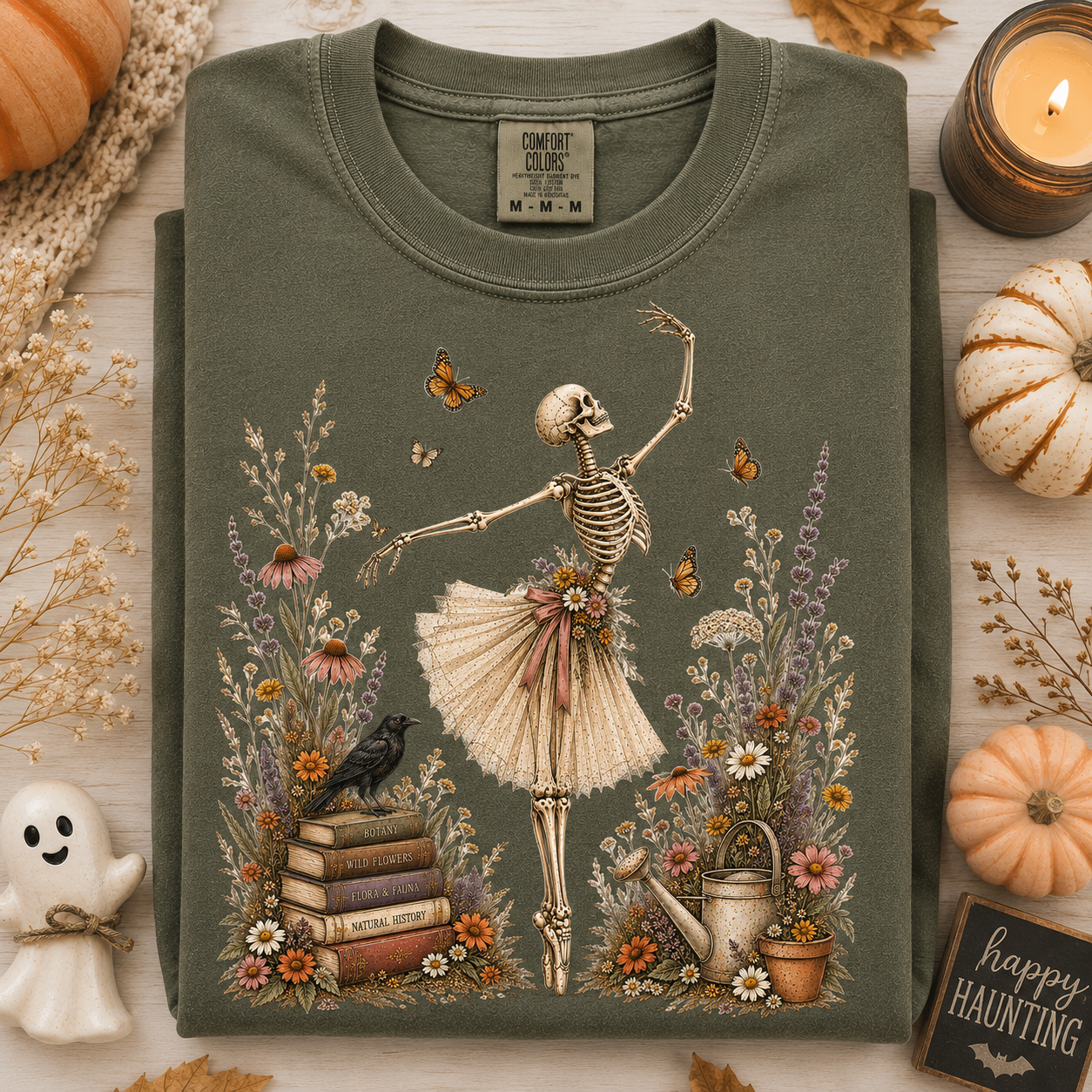 Skeleton Ballerina Sublimation PNG