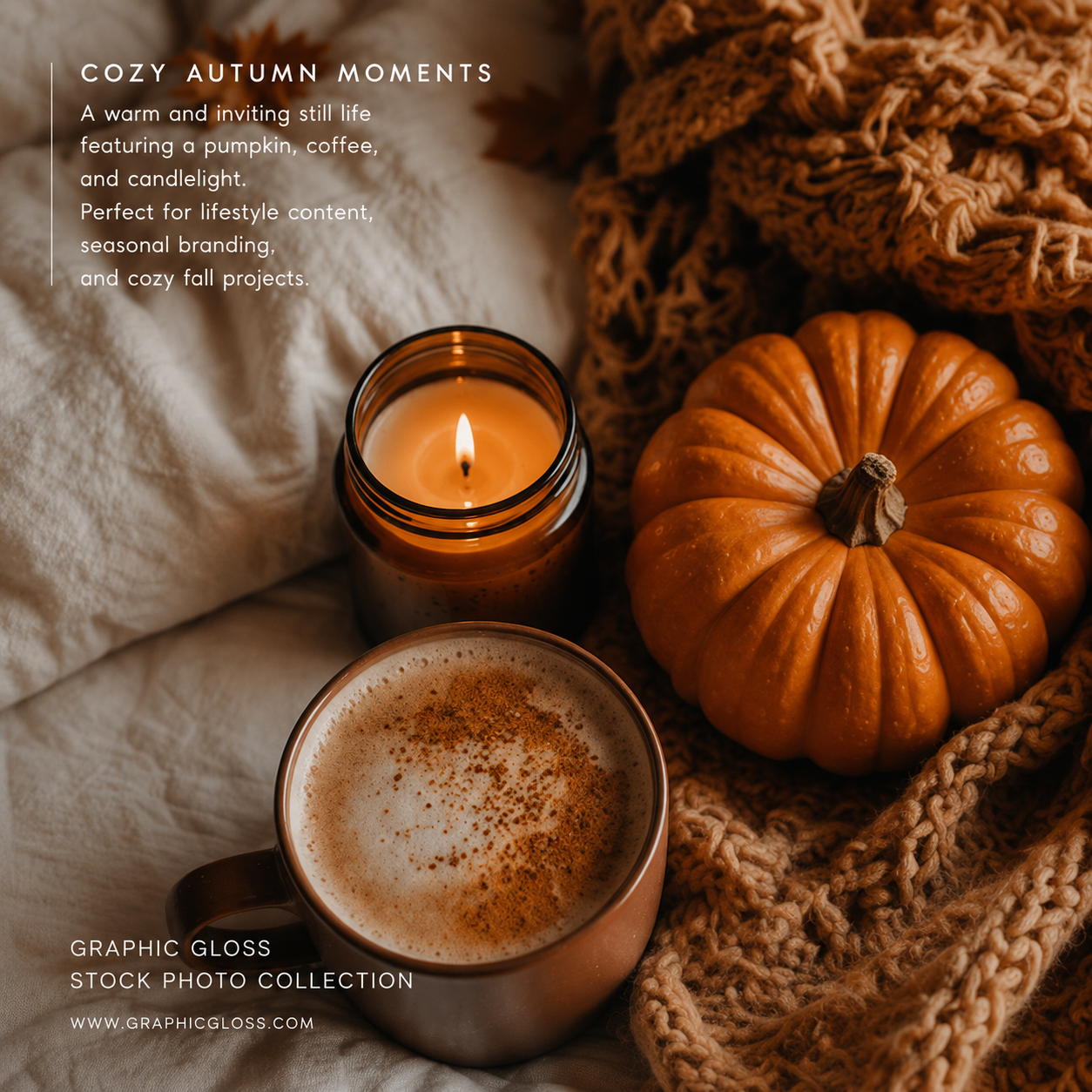 Cozy Autumn Moments Stock Photography