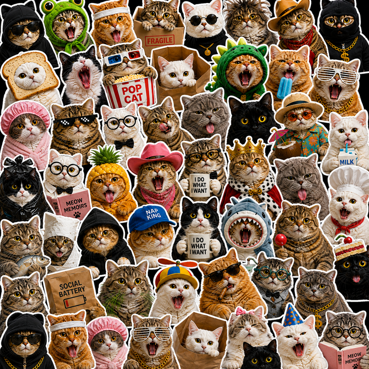 Meow Mood Stickers