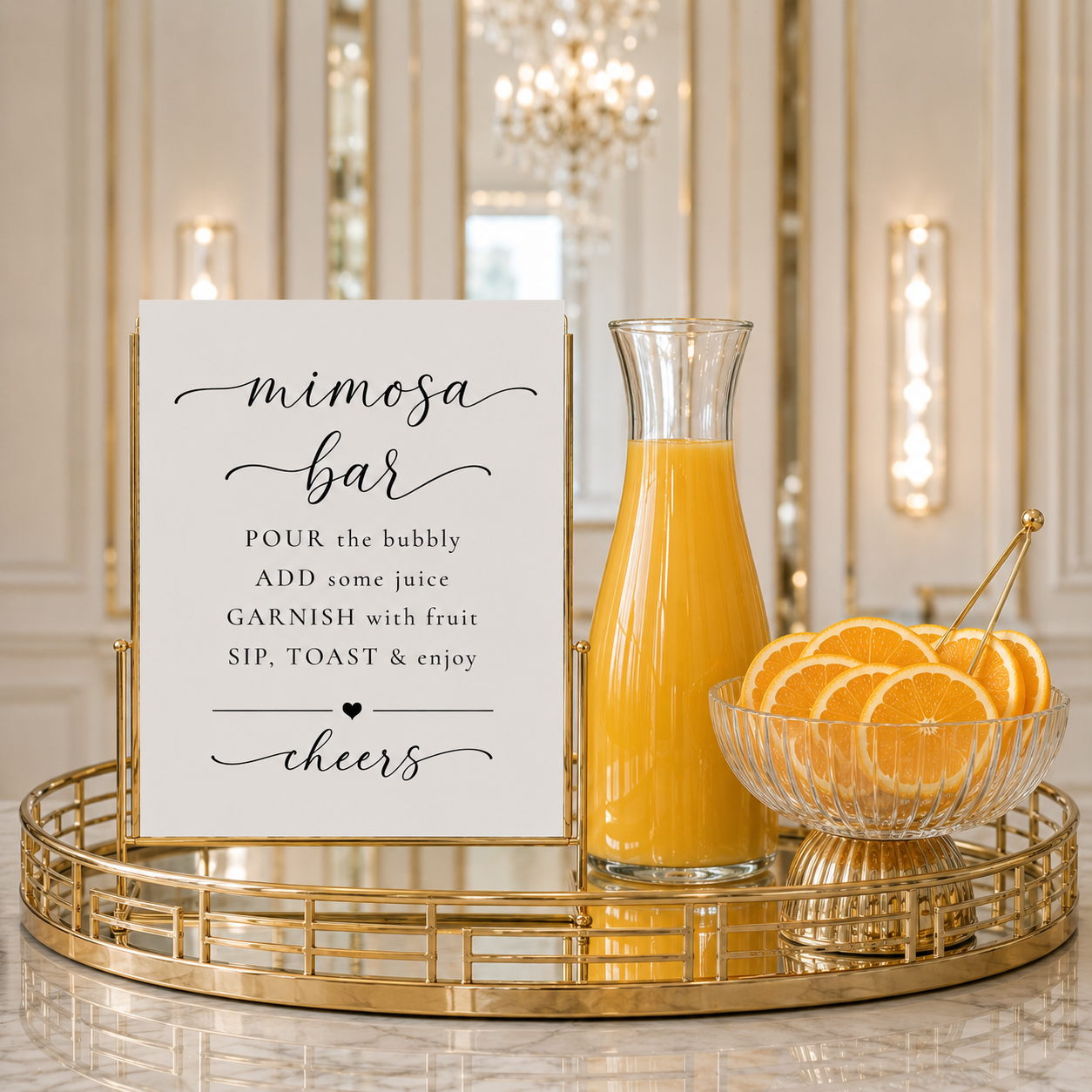 Mimosa Bar Sign