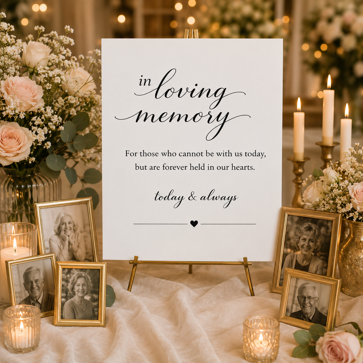 In Loving Memory Sign