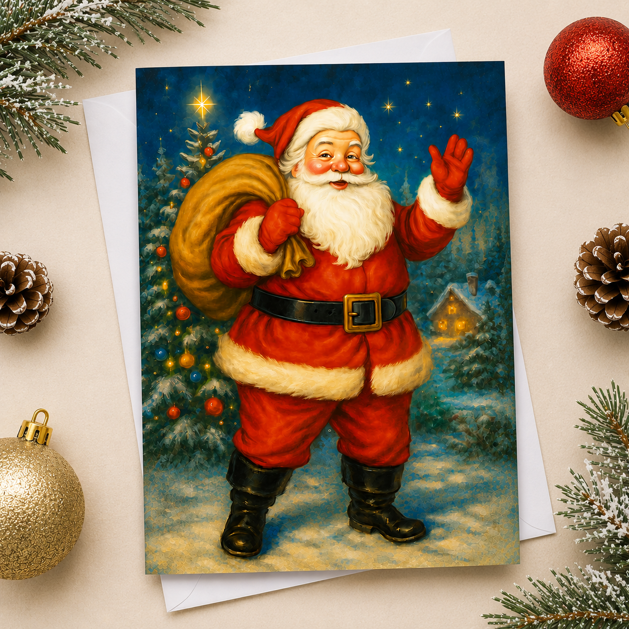 Special Delivery Christmas Greeting Cards, Pack of 10