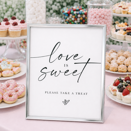 Love Is Sweet Printable Sign