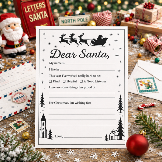 Printable Letter to Santa
