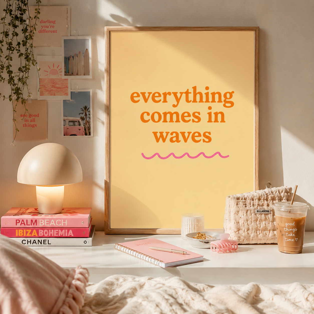 Everything Comes In Waves Poster