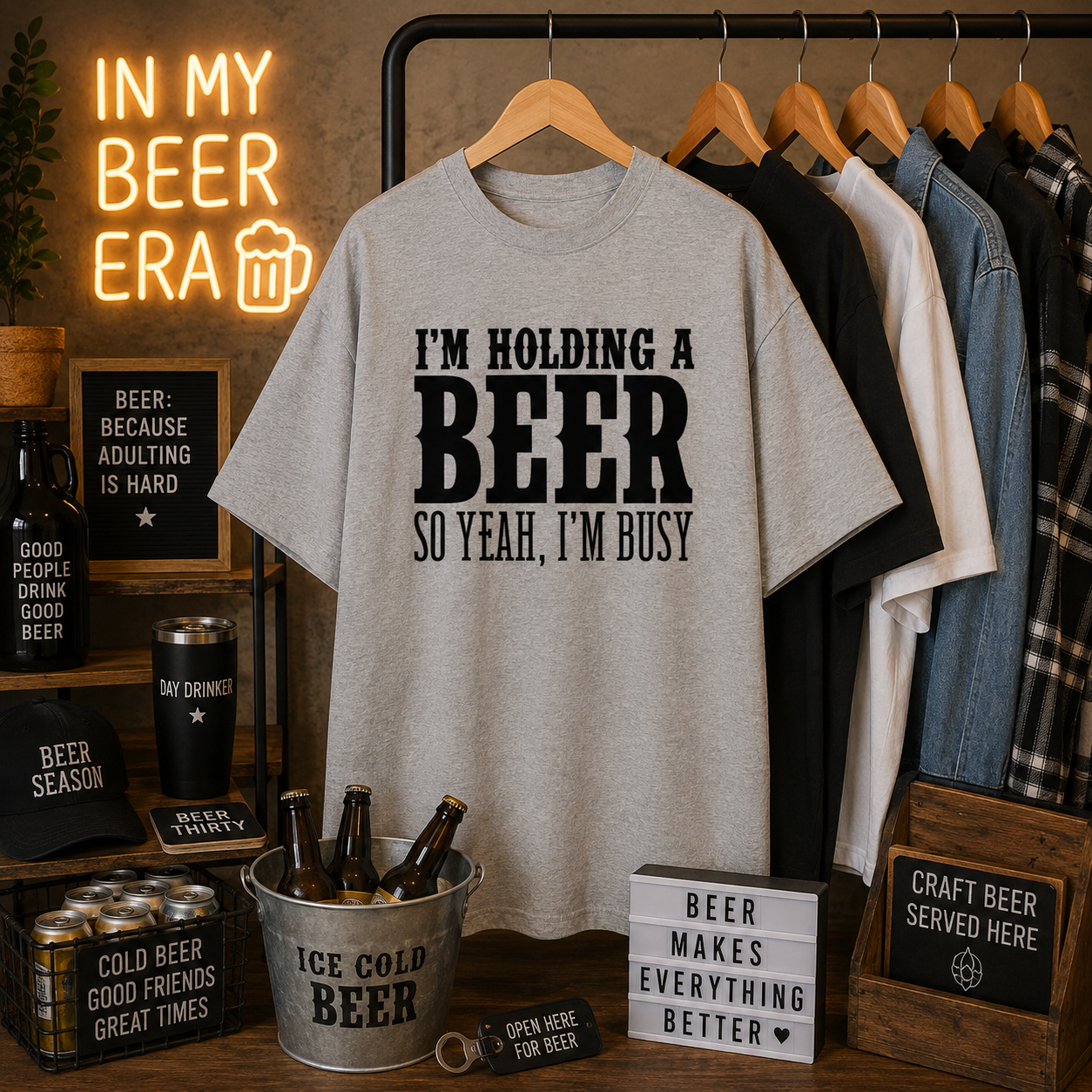I'm Holding A Beer Tee