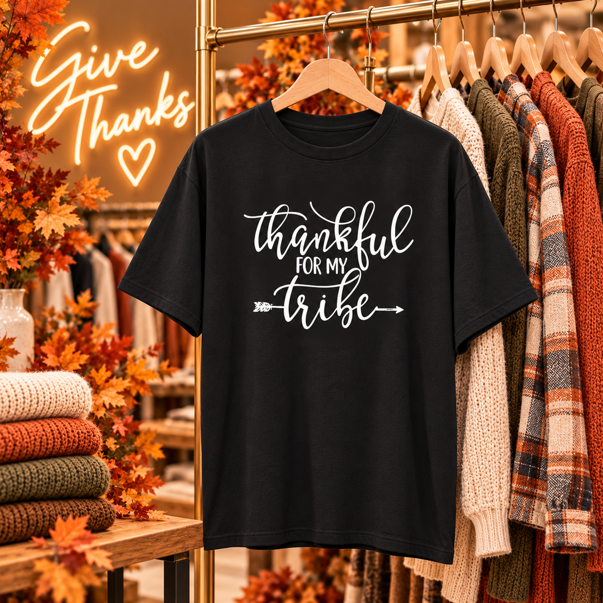 Thankful For My Tribe Tee
