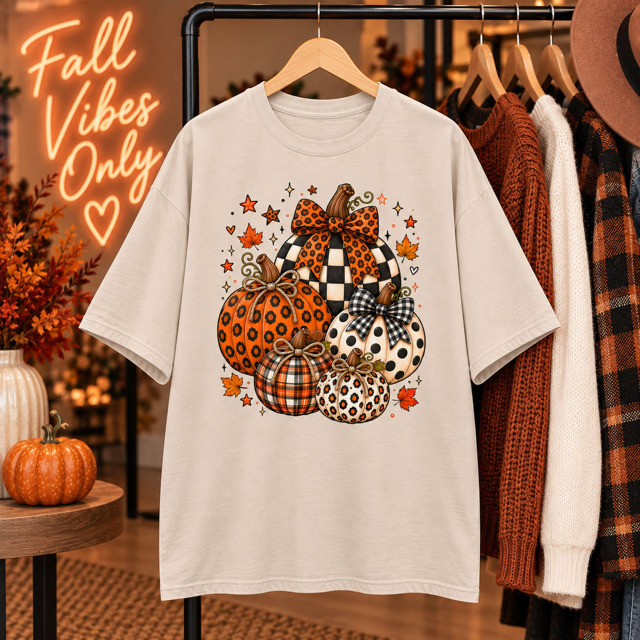 Cute Fall Pumpkins Tee