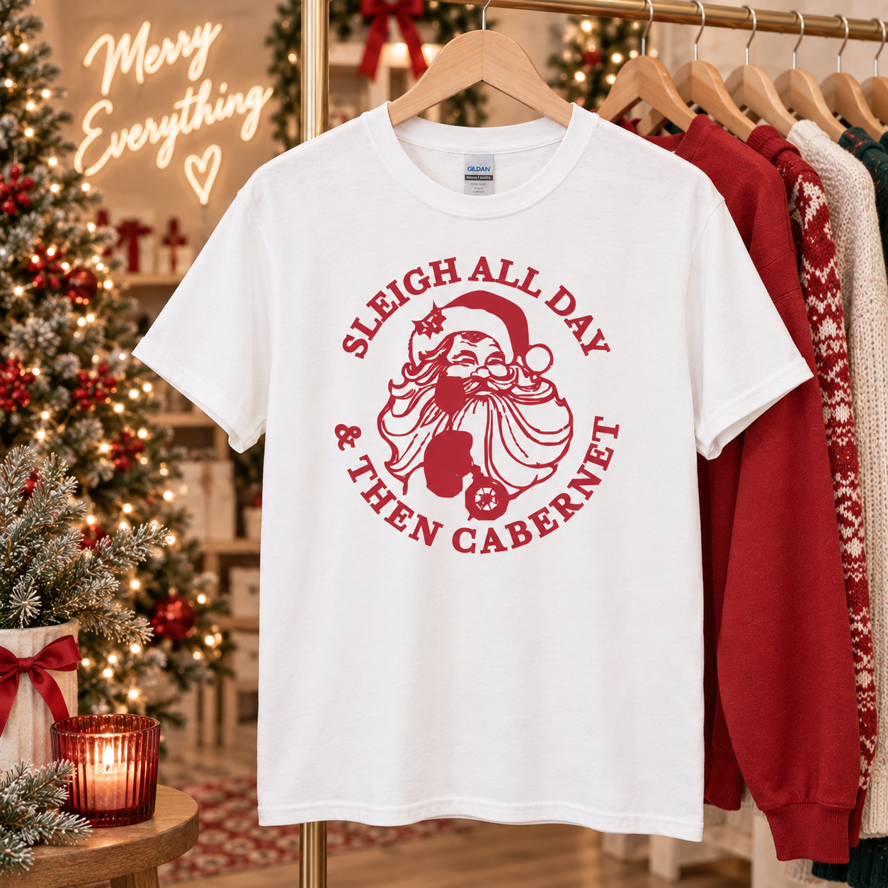 Sleigh All Day Tee