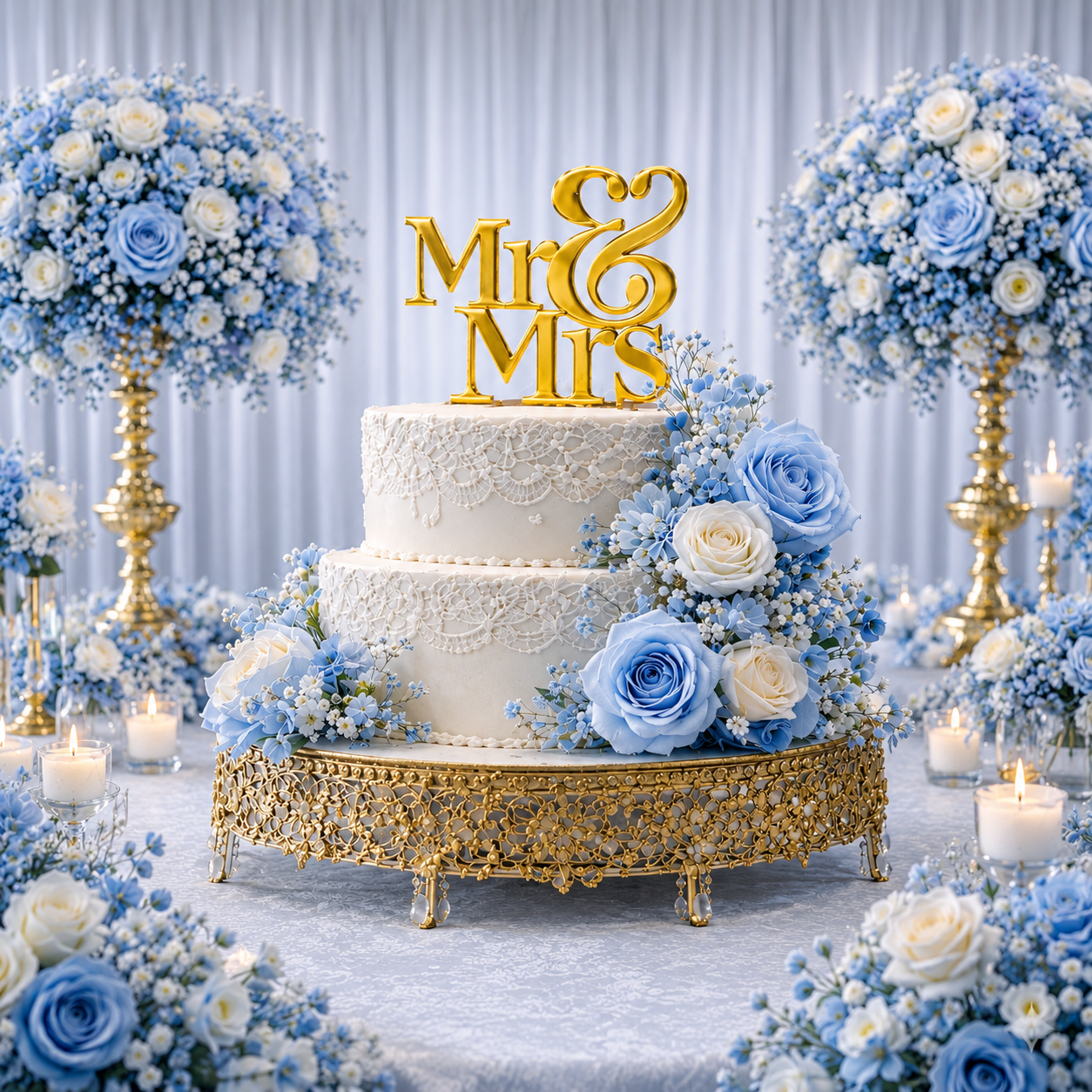 Mr And Mrs SVG Cake Topper