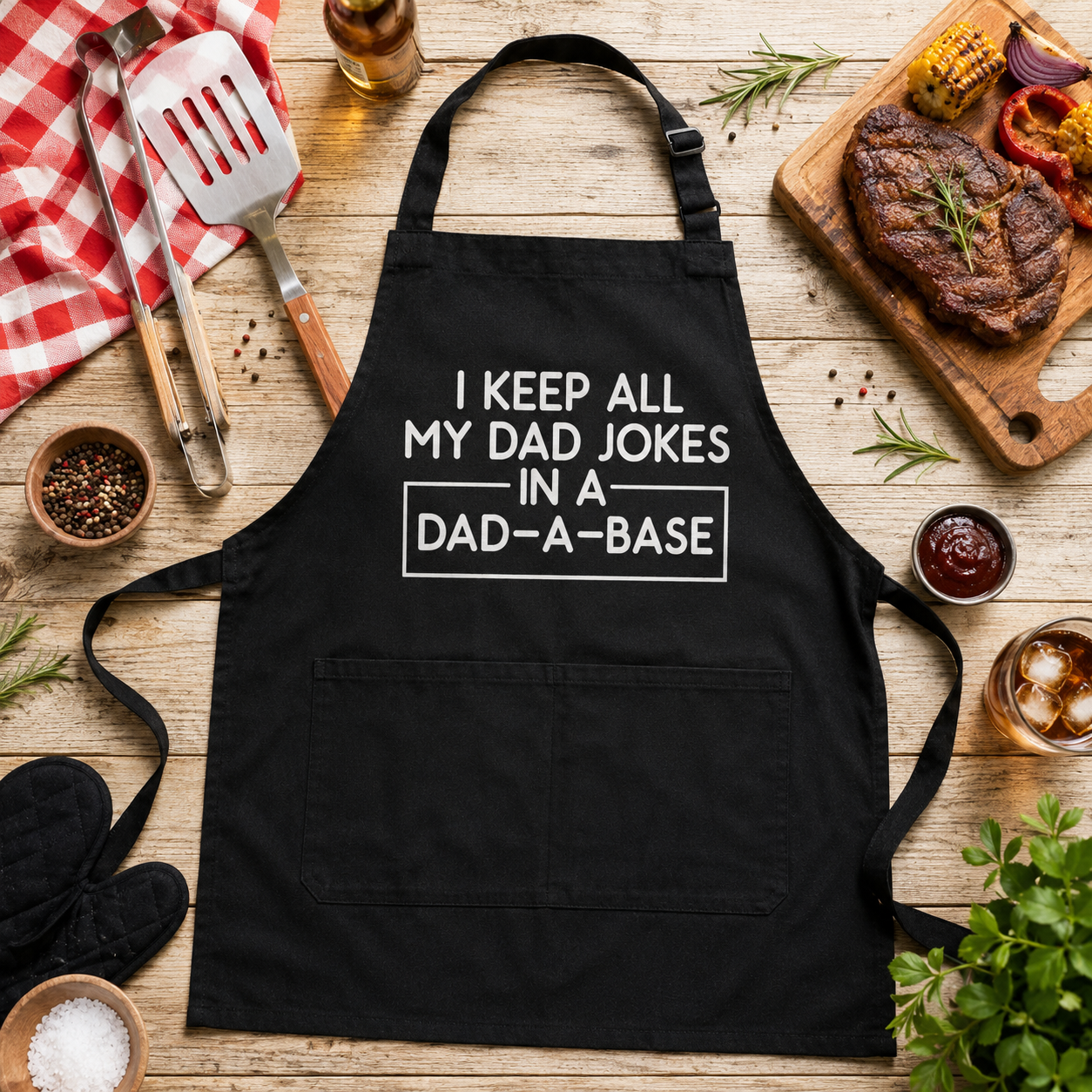 I Keep All My Dad Jokes SVG Saying