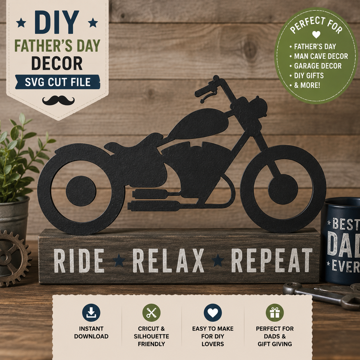 Motorcycle SVG
