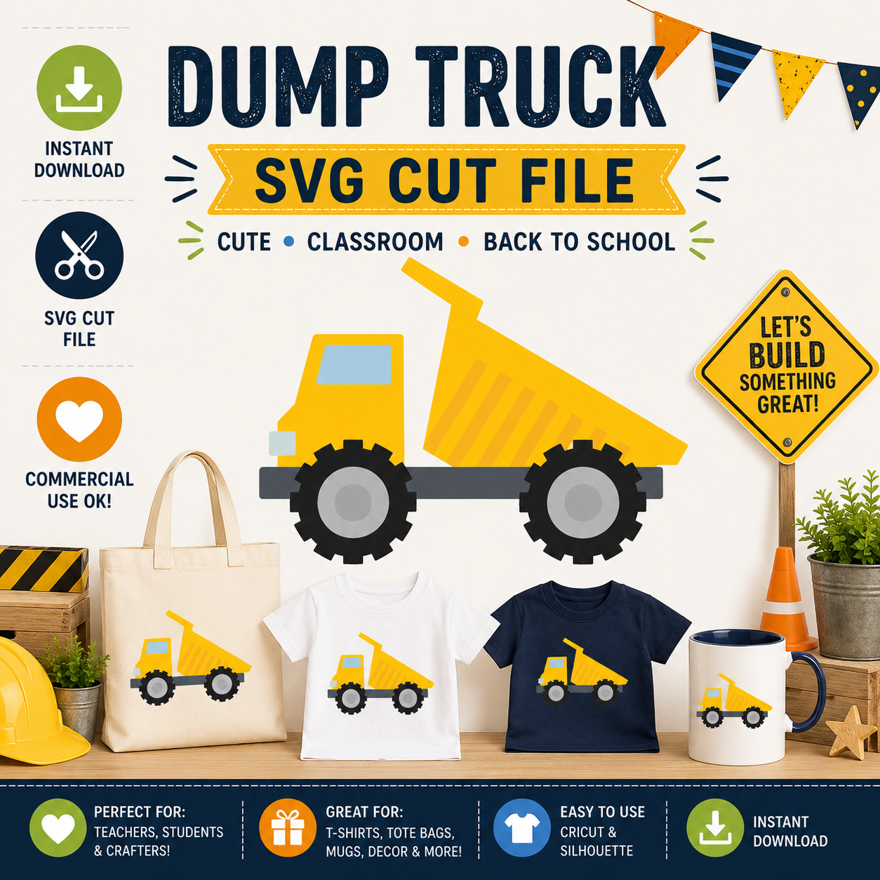 Dump Truck SVG