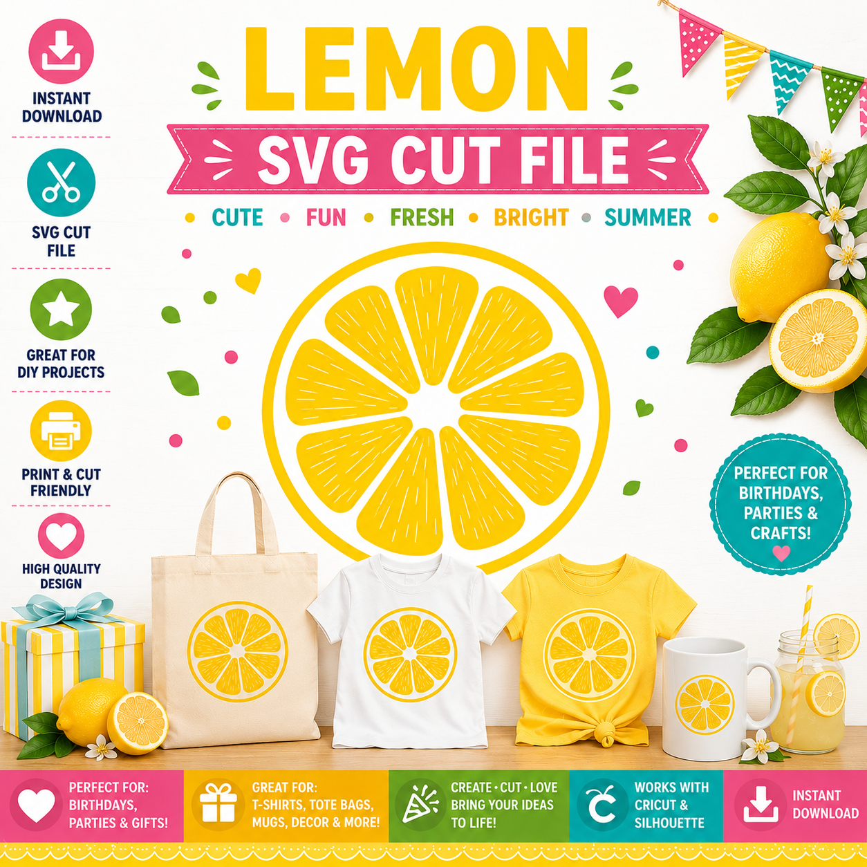 Lemon Slice SVG