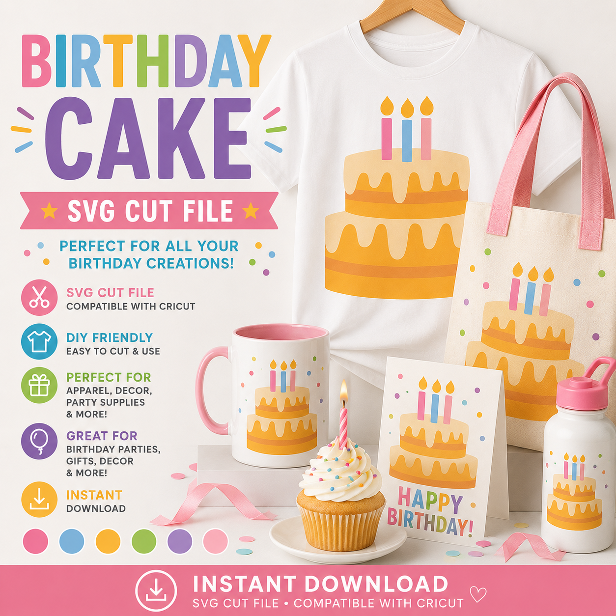 Birthday Cake SVG