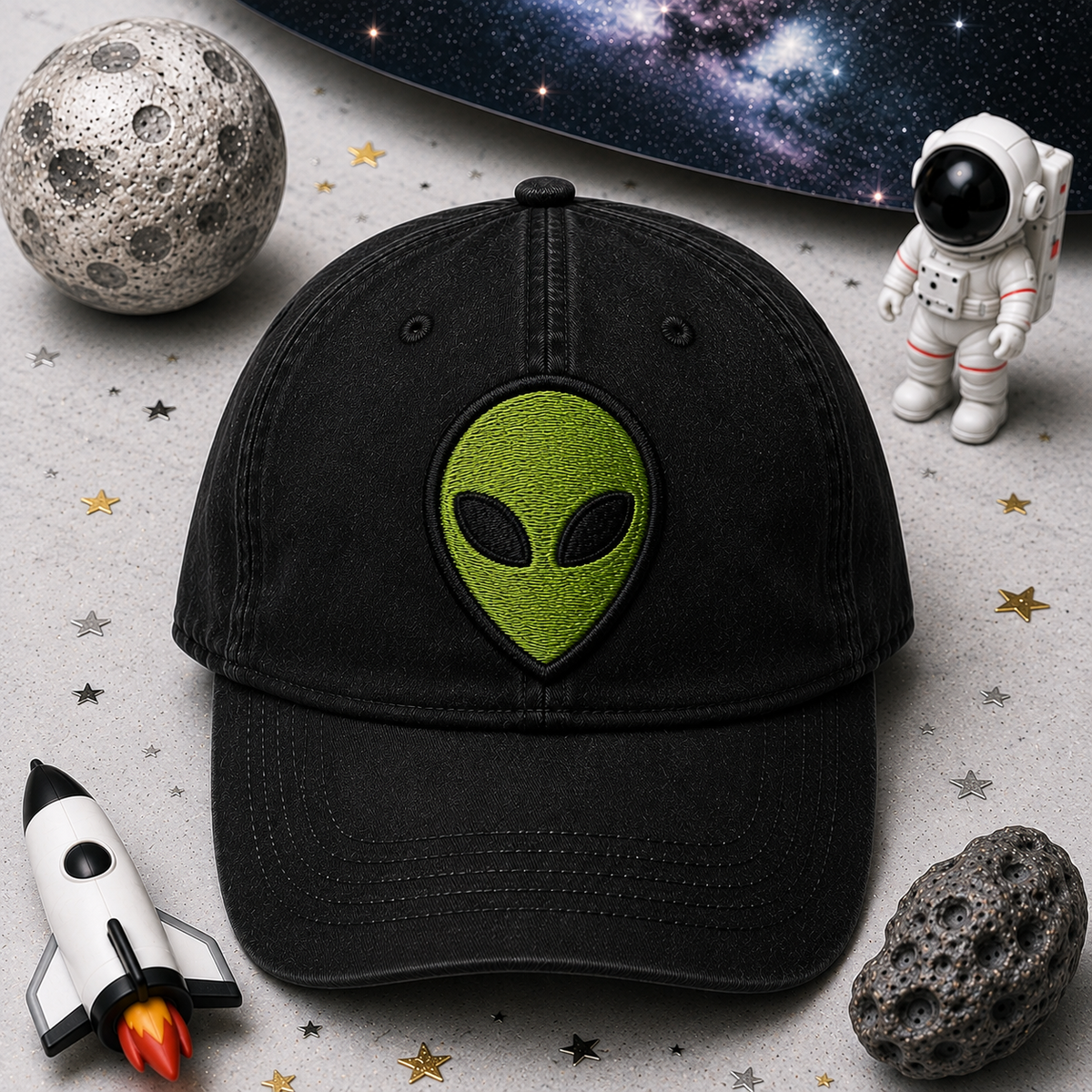 Alien Face SVG