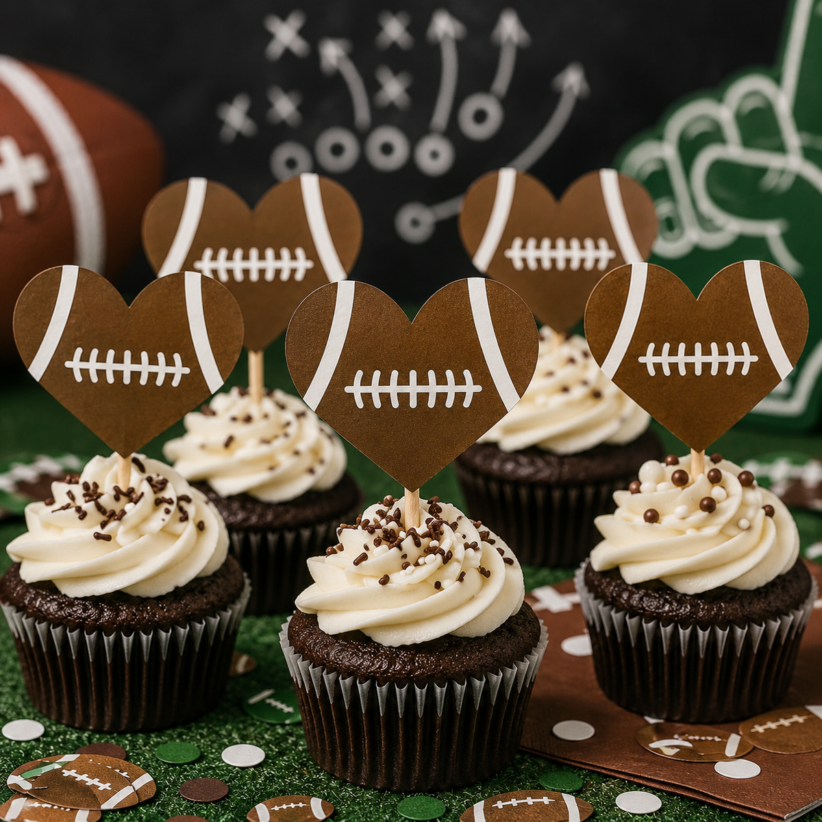 Heart Football SVG