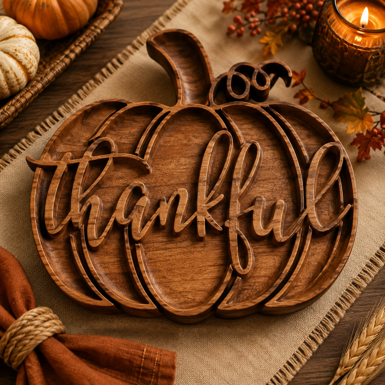 Thankful Pumpkin SVG