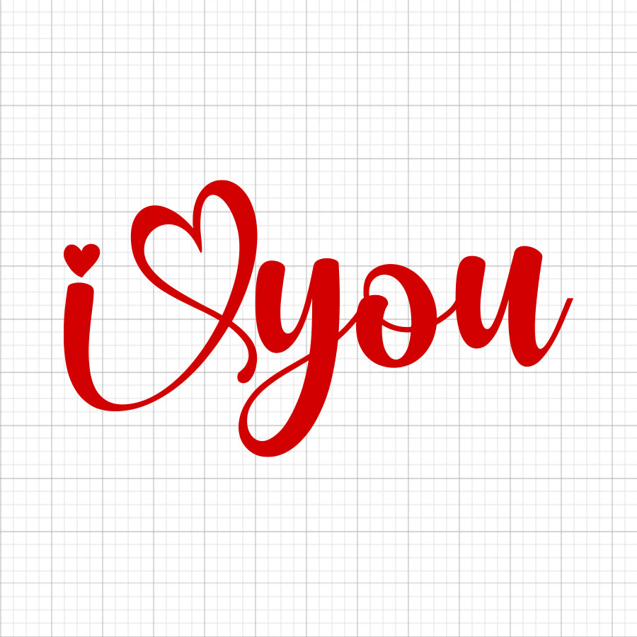 I Love You SVG