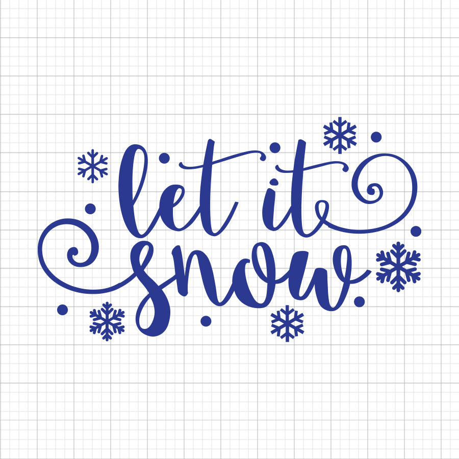 Let It Snow SVG