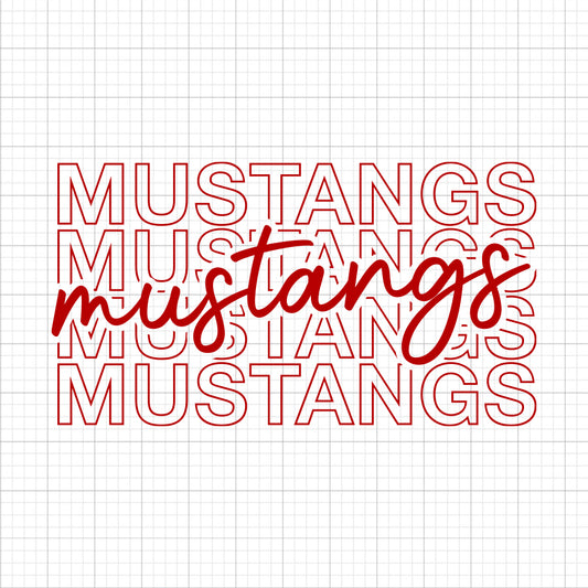Mustangs SVG
