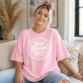 Blossom Comfort Colors 1717 T-Shirt Mockup | Boho Lifestyle Apparel (Digital Download)