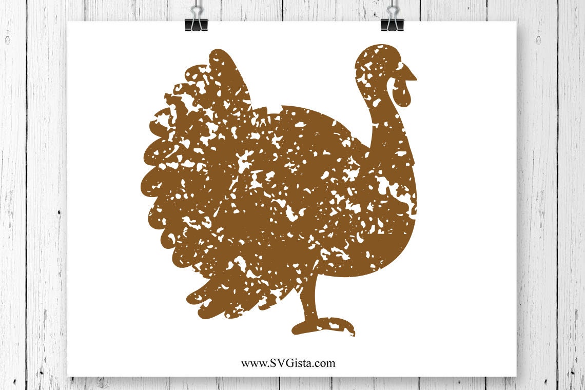 Grunge Turkey SVG