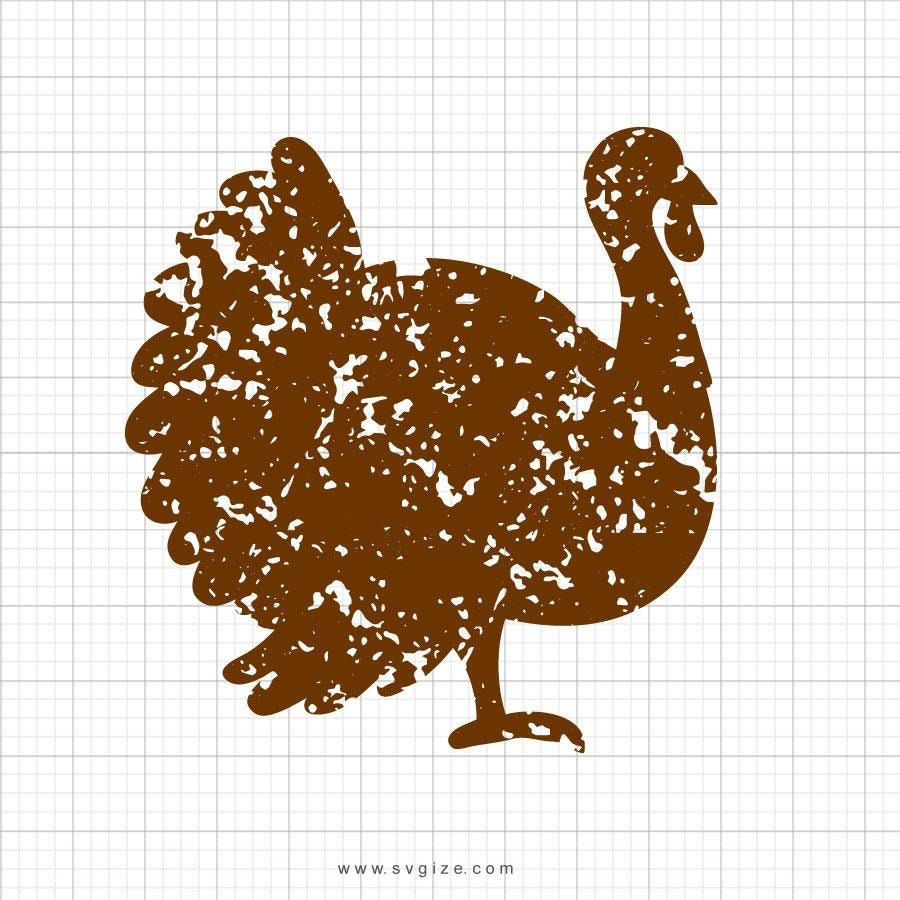 Grunge Turkey SVG